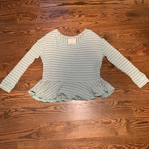 We The Free Free People Womens Striped Shirt Top, Boat Neck, Size Large - Picture 1 of 10