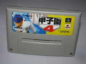 Koushien 4 High School Baseball Super Famicom SFC Japonia import sprzedawca z USA