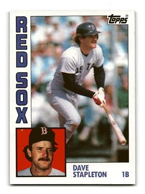 Dave Stapleton 1984 Topps #653 Boston Red Sox NM-MINT - Image 1 of 2