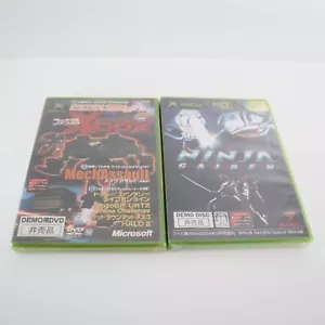 XBOX NINJA GAIDEN DEMO DISC Game ,Famitsu XBOX MechAssault DEMO DVD New Unopened - Picture 1 of 8