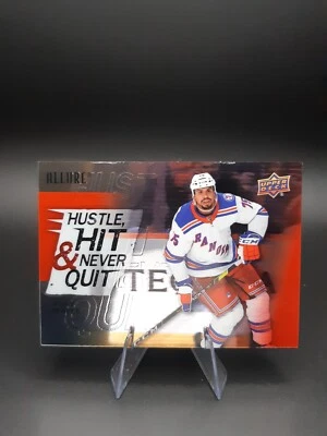 2021-22 Upper Deck Allure Hustle, Hit & Never Quit Ryan Reaves #HH-7 - Image 1 of 2