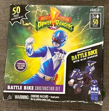 New Mighty Morphin Power Rangers Battle Bike Construction Set Blue Ranger