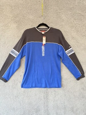 Union Bay Boys Youth Large Long Sleeve Heavy Knit Crew Neck Shirt Blue/ Black - Image 1 of 4