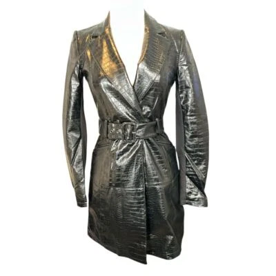 Mini Vestido French Connection Clancy con Cinturón Blackout Talla 4 Nuevo con Etiquetas Dos Bolsillos Laterales Foto 1 de 4