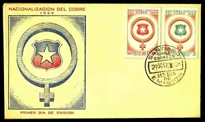 CHILE, COPPER NATIONALIZATION, FDC, YEAR 1969 - Picture 1 of 1