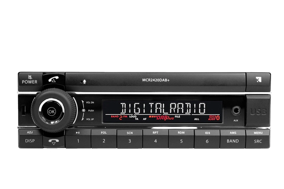 KIENZLE MCR 2420 DAB+  24 Volt Truck LKW Auto Radio DAB DAB+ USB AUX Bluetooth - Bild 1 von 2