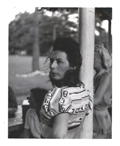 MRS STRONG,GHQ PICNIC,TOKYO,JAPAN,1948.VTG 5" x 4" PHOTO^8 - Picture 1 of 2