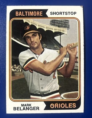 1974 Topps Baseball Mark Belanger Baltimore Orioles #329 - Image 1 of 2
