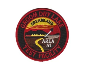 Dreamland Space Alien UFO Research USAF Area 51 Groom Dry Lake Test Patch New - Picture 1 of 1