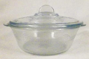 Fire King Sapphire Blue Baker 1 Cup Anchor Hocking Oven Glass With Lid - Picture 1 of 4