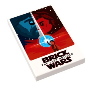 B3 Customs - Brick Wars: The Last Builder (EP. 8) Movie Tile Cover (2x3 Tile) - Imagen 1 de 1