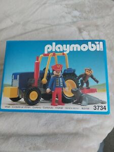 "Dificil Uni de shovel of Tractor La Granja Antigua" Playmobil lujo!