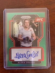 Alexa Grasso 2022 UFC Prizm Green Autograph - Picture 1 of 3