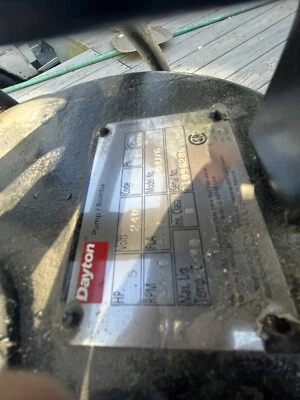 Bomba Dayton 4Hu76, effluente, 1/2 HP Foto 1 de 2