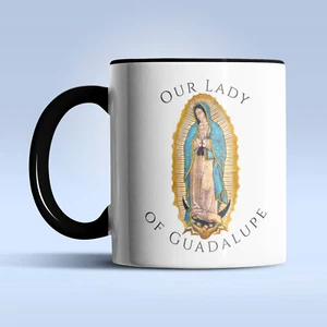 Unsere Liebe Frau von Guadalupe Jungfrau Maria Mutter Jesu 11 Unzen Keramik Kaffeebecher - Bild 1 von 1