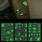  4 PCS M Tattoo Sticker Body Glow Ghost Decoration Festival Stickers