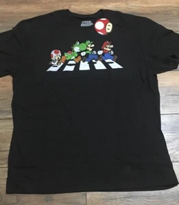 Super Mario Yoshi Mario Luigi Mushroom Tee Officially Licensed Herren T-Shirt - Bild 1 von 2