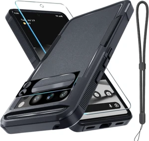 Google Pixel 8 Pro Case Military-Grade Heavy Duty Rugged Protective Cover -Black - Picture 1 of 7
