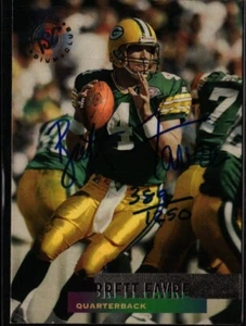 1995 Stadium Club #320 Brett Favre AUTO SIGNED - Picture 1 of 2