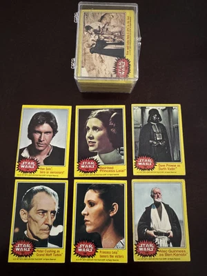 1977 TOPPS STAR WARS CARDS SERIES 3 YELLOW COMPLETE SET (66) VG-EX - Image 1 of 4