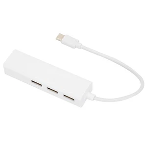 3&8209;Port Hub USB2.0 RJ45 Lan Network Card USB3.1 Type&8209;C To Ethernet FY - Afbeelding 1 van 16