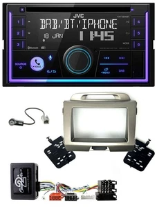 JVC Lenkrad USB 2DIN DAB Bluetooth CD Autoradio für Kia Sportage 3 Navi 10-15 si - Bild 1 von 10