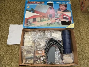 Vintage 1993 Ertl Farm Country Deluxe Farm Set in Original Box 1/64 - Picture 1 of 16