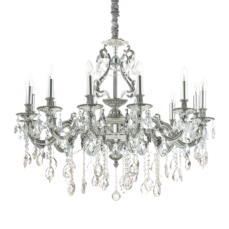 Gioconda sp12 argento lampada a sospensione E14 ARGENTO - Immagine 1 di 1