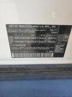 Alternador usado compatible con: Mercedes-benz Mercedes clase ml 164 2011 tipo ML350 diésel Foto 1 de 4