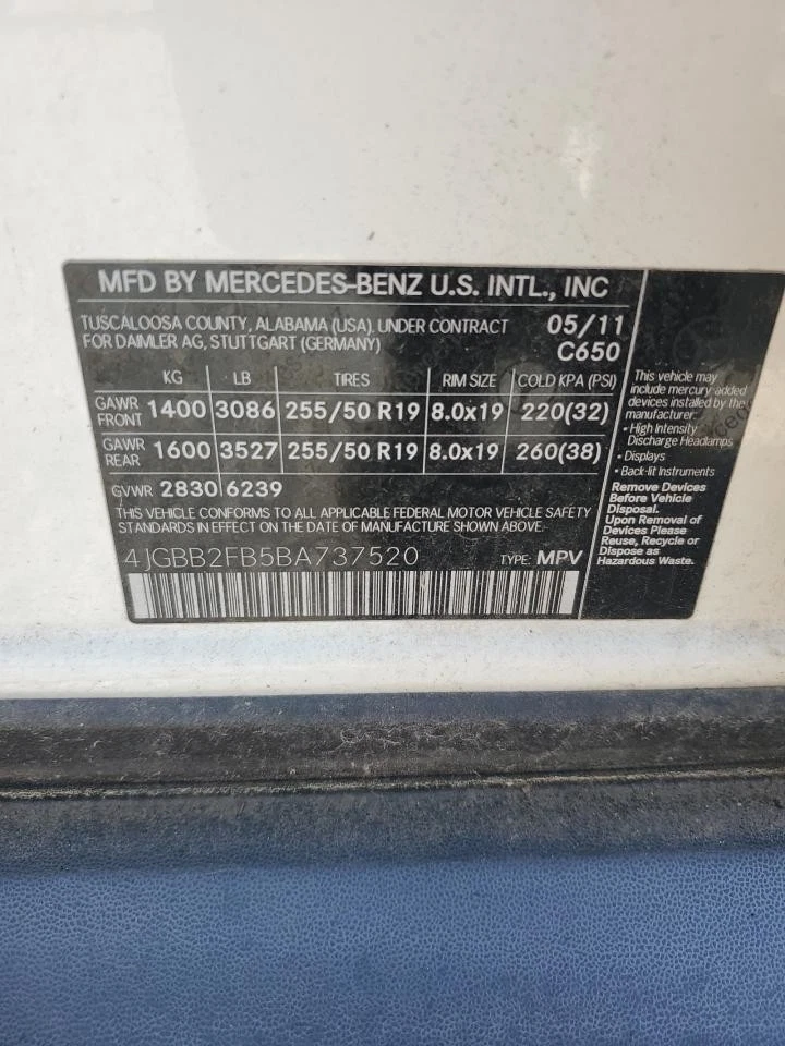 Used Power Steering Pump fits: 2011 Mercedes-benz Mercedes ml-class 164 Type ML3 - Image 1 of 4