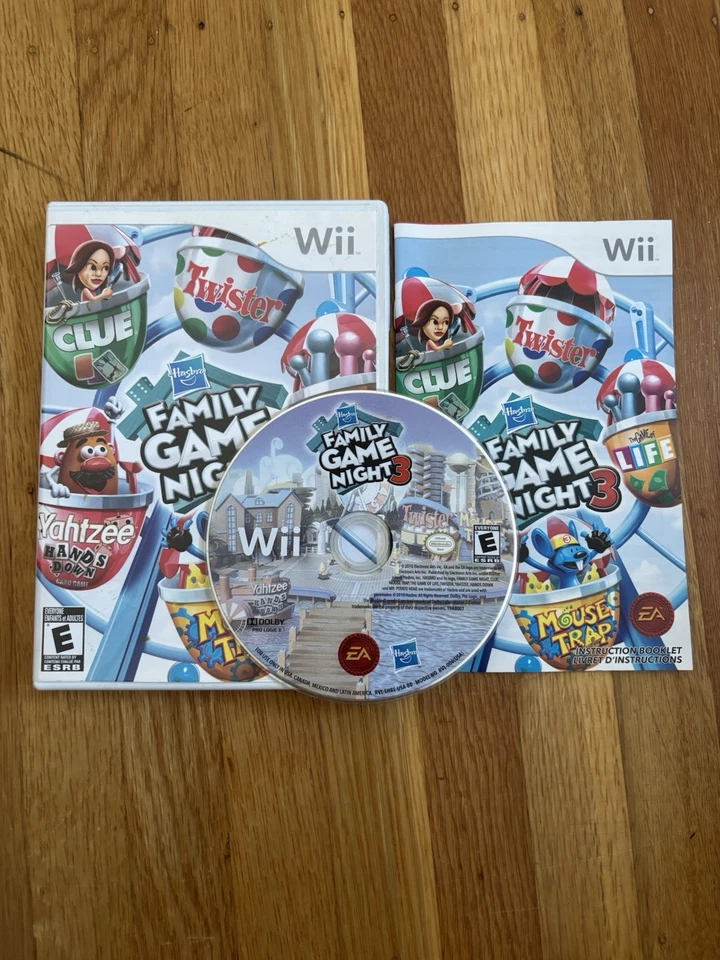 Hasbro Family Game Night 3 (Nintendo Wii, 2010) - Image 1 of 1