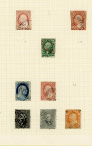 U.S.A - Interesting lot 1857-1958 MH/USED incl. some SCARCE stamps - Picture 1 of 24