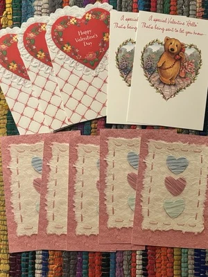 Lote De 10 Tarjetas De Felicitación De San Valentín Embajador De Colección con Sobres Sin Usar Foto 1 de 4