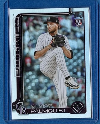 Carson Palmquist (RC) 2025 All Star Game Topps Update #US321 Rockies FREE SHIP!! - Image 1 of 2