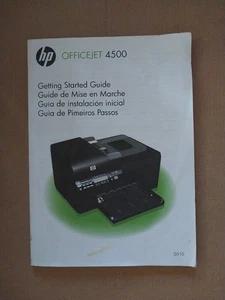 HP Officejet 4500 OEM Manual And Installation Disk * Getting Started Guide - Picture 1 of 4