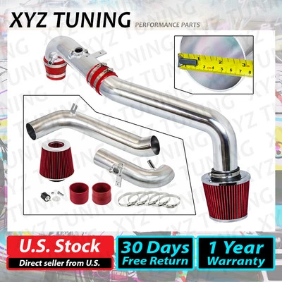 Kit de inducción de admisión de aire frío JDM ROJO 3" + filtro para 08-15 xB bB 2,4 L L4 Foto 1 de 4