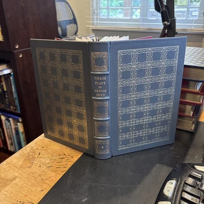 THREE PLAYS Hendik Ibsen 1979 Leather HC Easton Press - Image 1 of 4