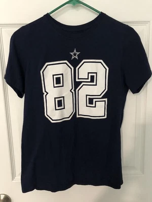 Nike NFL Dallas Cowboys Jason Witten 82 Mujer L Corte Atlético Camisa Azul Blanco Foto 1 de 4