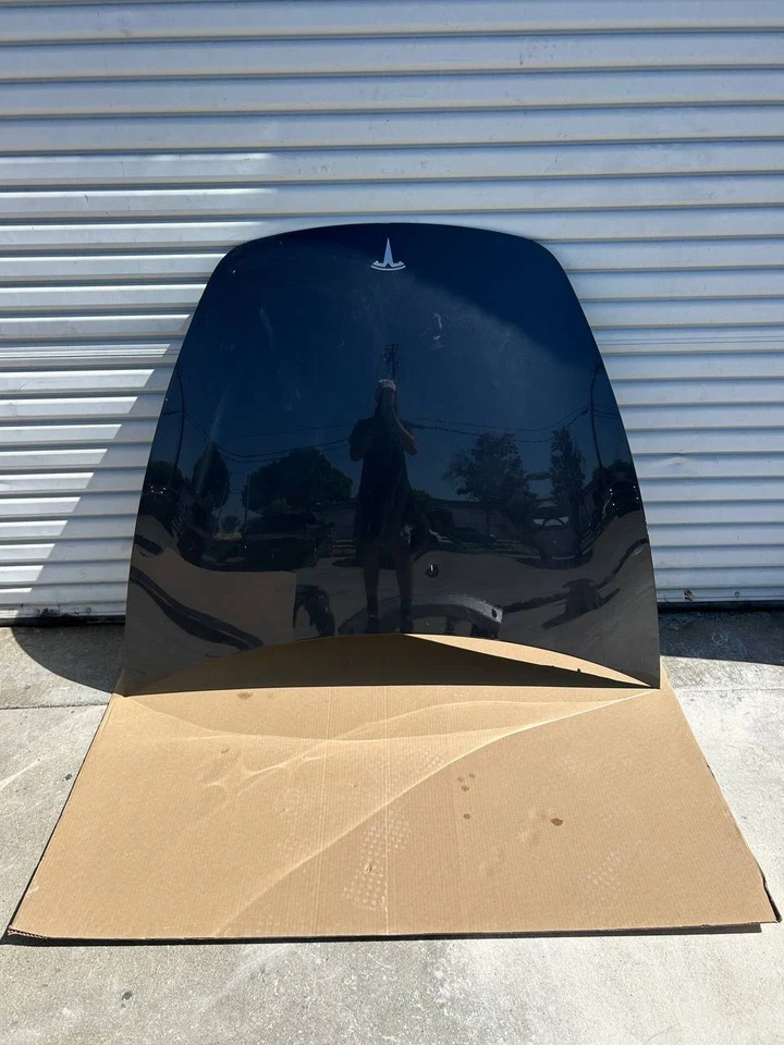 Cubierta de panel de capó delantero OEM 2024-2025 Tesla Modelo 3 con abolladura Foto 1 de 4