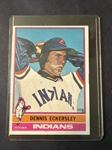 1976 Topps #98 Dennis Eckersley RC - EX Rookie - Foto 1 di 2