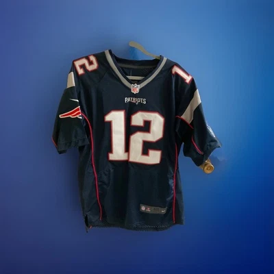 CAMISETA NIKE ON-FIELD NFL #12 TOM BRADY PATRIOTS TALLA XL BORDADA PARA MUJER NUEVA CON ETIQUETAS Foto 1 de 4
