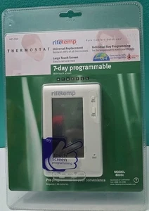 RiteTemp 8035C Termostato Digital Programable 7 Días Pantalla Táctil Blanca Nuevo - Imagen 1 de 5