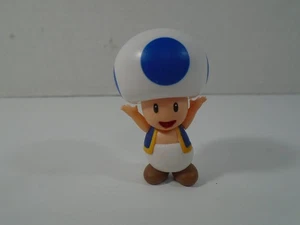 JAKKS PACIFIC--SUPER MARIO--2" BLUE TOAD MINI FIGURE (LOOK) - Picture 1 of 5
