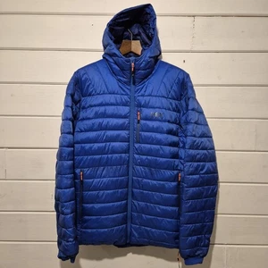 Oex Men's Thermolite Blue Jacket/Coat Size Medium Zex1462 Made In UK VGC - Picture 1 of 16
