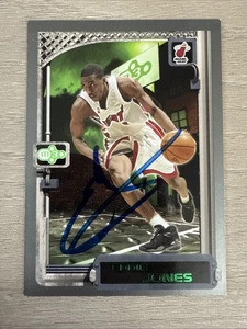 Tarjeta autografiada firmada por Eddie Jones Topps 2004 Miami Heat - Imagen 1 de 2