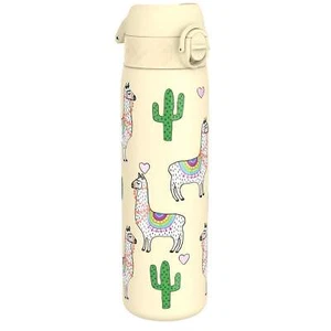 Leak Proof Slim Water Bottle, Stainless Steel, Llamas, 600ml (20oz) - Picture 1 of 2