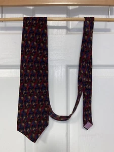 Jimmy V Eric Davis Collection Two Men's Tie Multicolored Formal Necktie - Picture 1 of 9