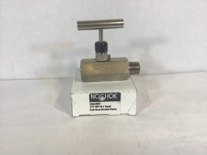 Noshock 504-MFC Ago Sedile Morbido Vavle 1/2" NPT M-F Acciaio 6000 PSI 200 Gradi F - Foto 1 di 8