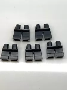 Lego lotto di 5 gambe corte nere per minifigure #L16 - Foto 1 di 1