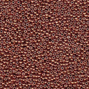 Miyuki 8/0 Glass 800 Seed Beads Japanese Rocailles Duracoat Galvanized 22 grams